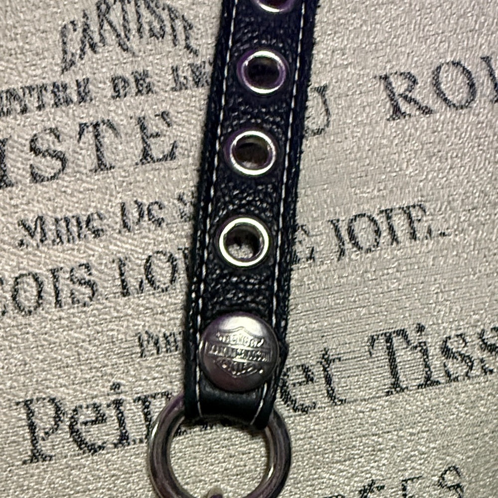 Harley Davidson Black Studded Crossbody Bag - Picture 5 of 8